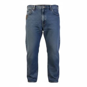 Wrangler Riggs Men’s Blue Straight Cotton Insulated Jeans Workwear Sz 42x30